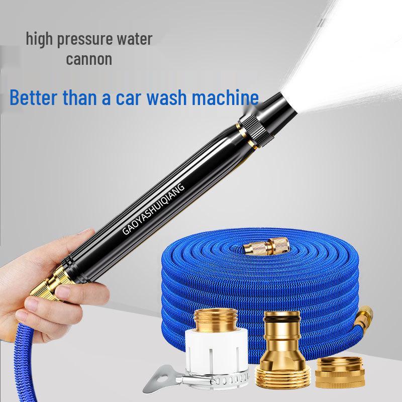 

High-Pressure Telescopic Water Hose Nozzle for Car Wash & Home Use