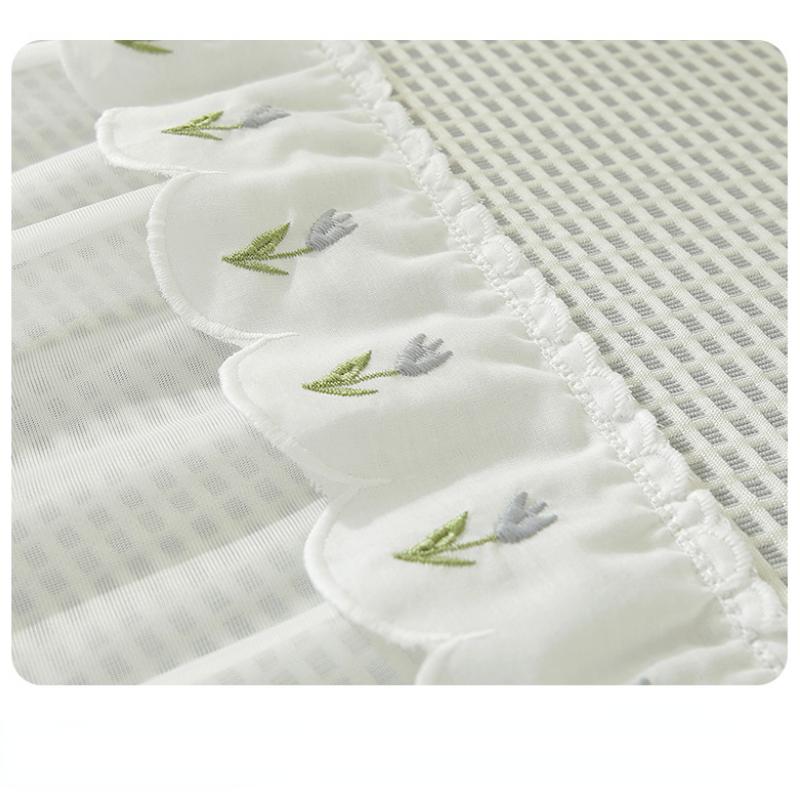 Antislip Ruffled Decorative Slipcover, Cool Sofa Cover Living Room, Korean Style Combination Kit, Seat Cover, Home Decor, Summer