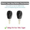 2/3 Buttons Car Key Fob Case For Renault Clio Sandero Captur Megane Duster Logan Kangoo Scenic Fluence Modus Laguna Espace Cover