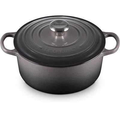 Cast Iron Roaster Le Creuset Signature Round 24 Cm Flint 4.2 L (21177244442430)