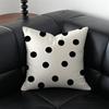 Classic Polka Dot Retro Dot Cushion Cover Pillow Case Anti-Dustmite Invisible Zipper Silky Plush Cushion