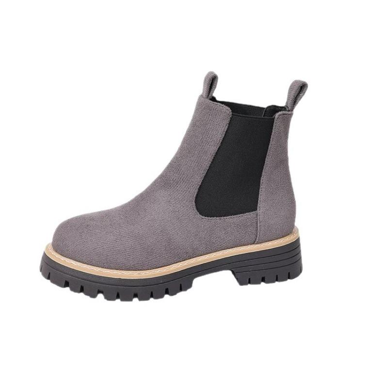 Spring and Autumn New Frosted Martin Boots Fashion Casual Round Head Large Size Fashion Trend Shoes