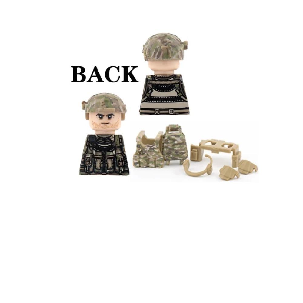 US Airborne 101ST Soldier Figures Building Blocks Officer Army Warrior Infantry Military Accessories Gun Weapon Bricks Toys GR03