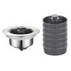 3-In-1 Sink Drain Strainer Stainless Steel Kitchen Mesh Basket Filter Sink Aid Drain Filter for Kitchen Bathroom Accessories