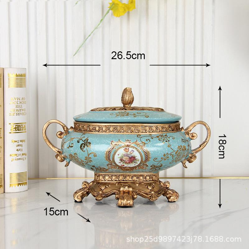 European retro nostalgic home candlestick birthday party dinner candlelight resin retro decoration crafts