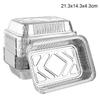 10 Stück Aluminiumfolie Rechteckige Zinnfolie Schale Antihaft Air Fryer Papier Kochen Erhitzen Aufbewahren
