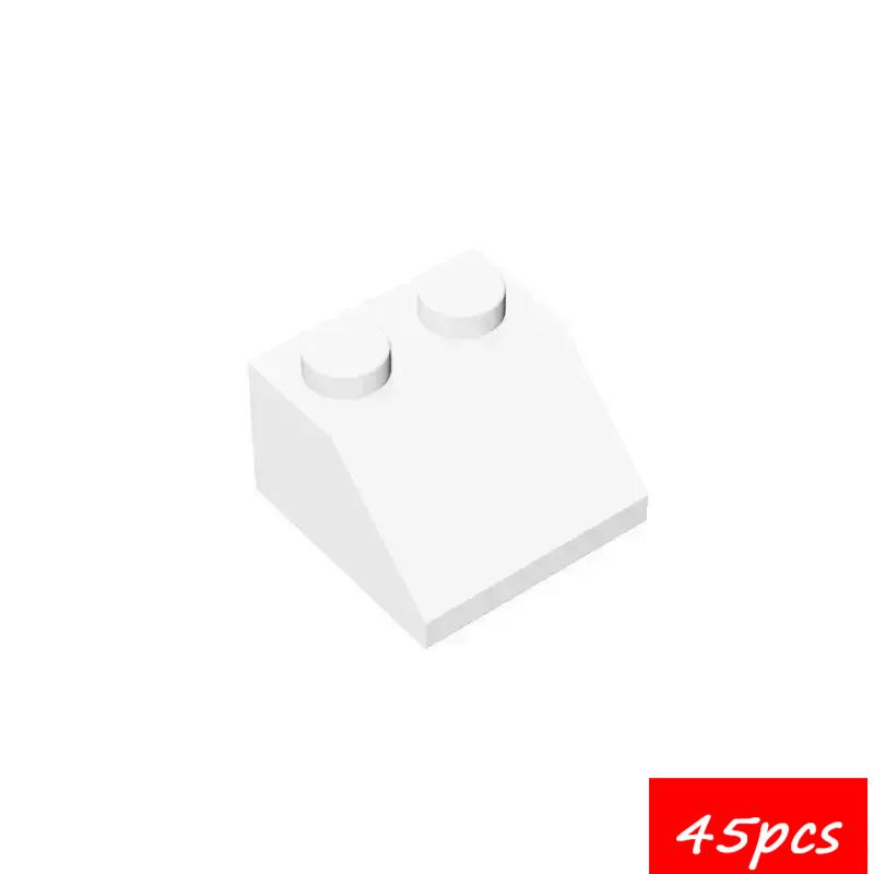 45PCS Assembles Particles 3039 Slope 45 2x2 Bricks Building Blocks Parts  DIY Assembly Educational Toys For Children Kids Gift