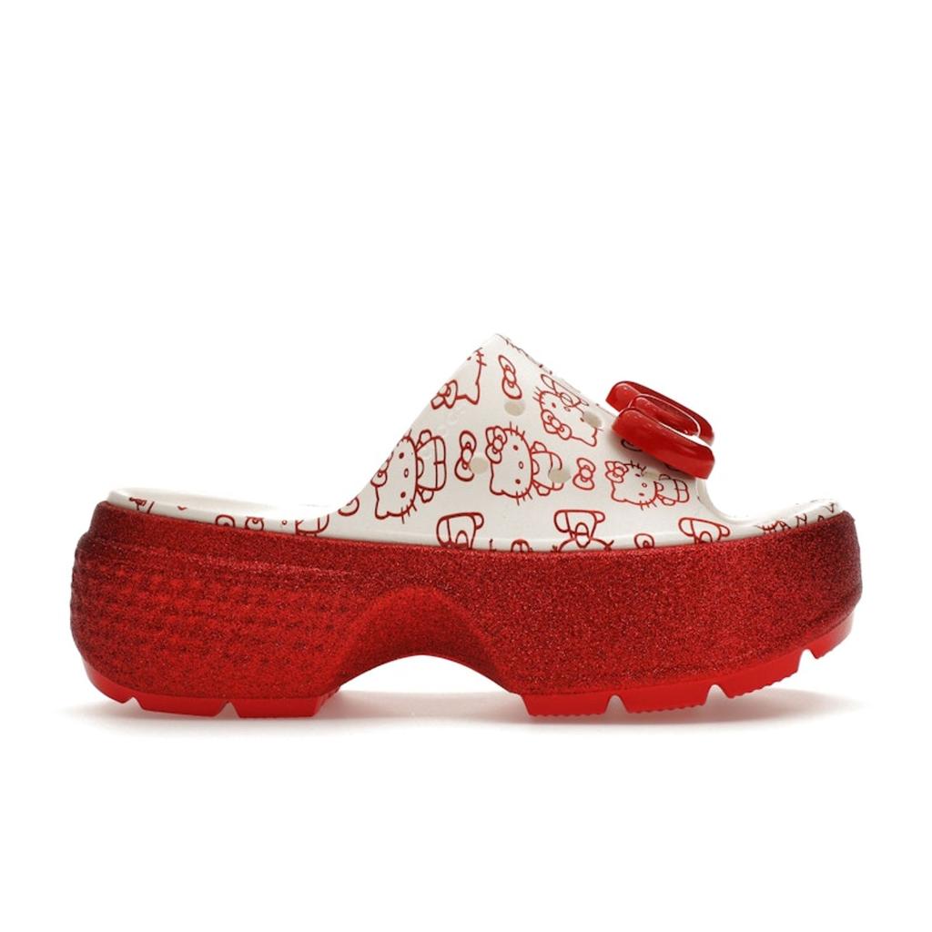 Crocs Hello Kitty X Stomp Slide 50th Anniversary Men Sneakers White 209815-100