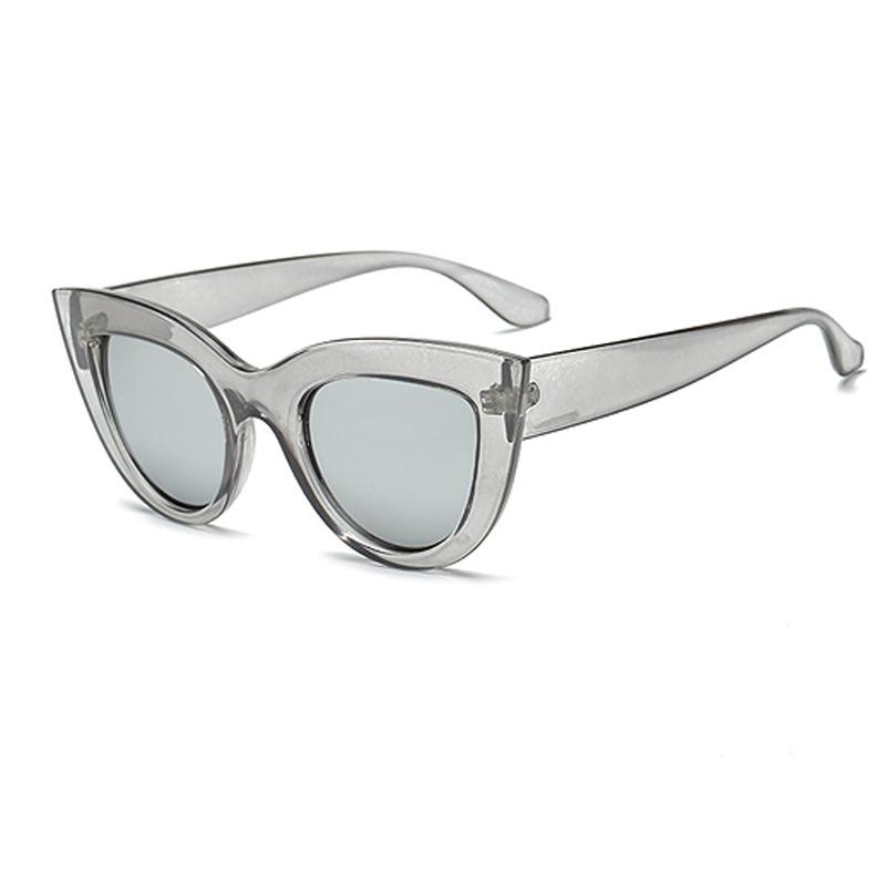 New Retro Cat-eye Sunglasses For Women Face-shaping Versatile Sunglasses Fashionable And Trendy Sunglasses 12121