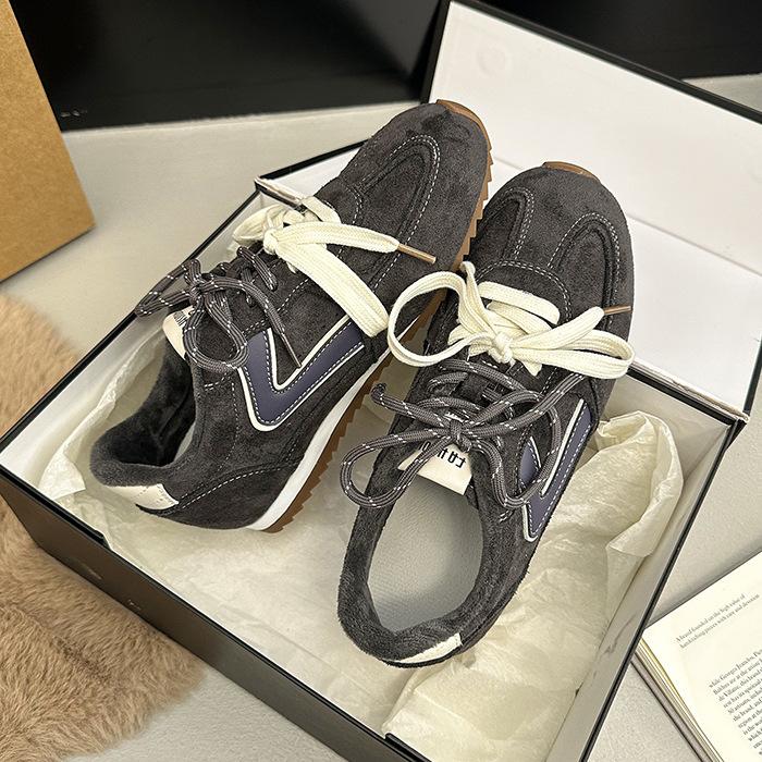 New retro mandarin duck shoelaces, leather soft soles, not tired feet, women's shoes, sports shoes, flats