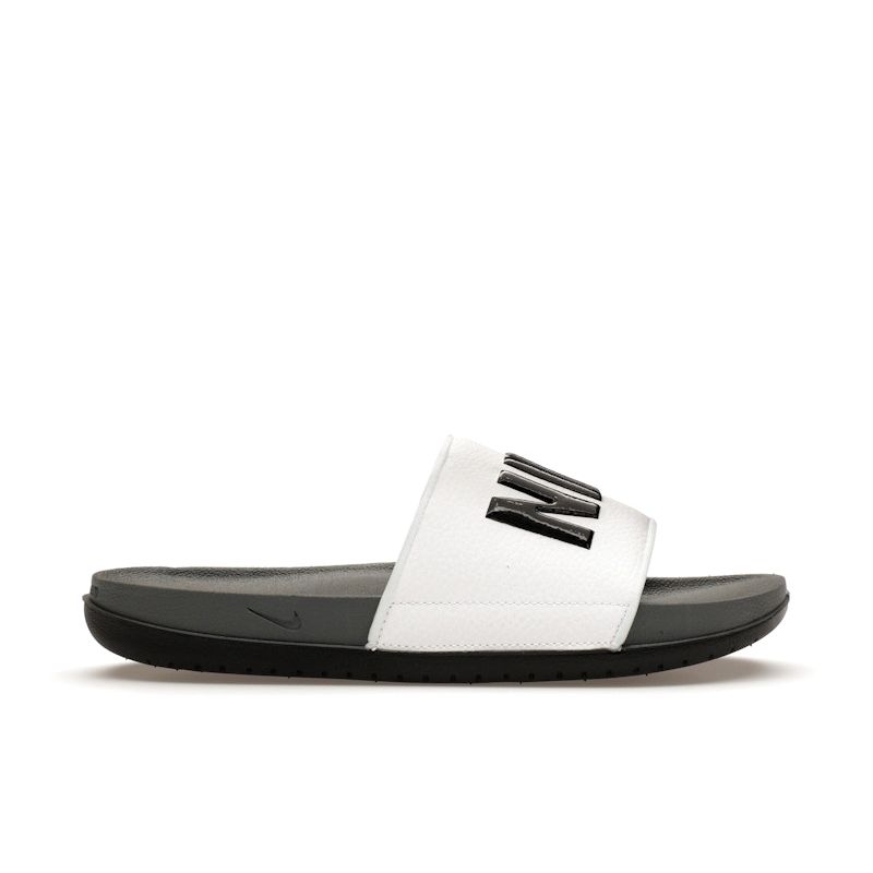 Nike Offcourt Slide Dark Grey White Men Sneakers Black BQ4639-001