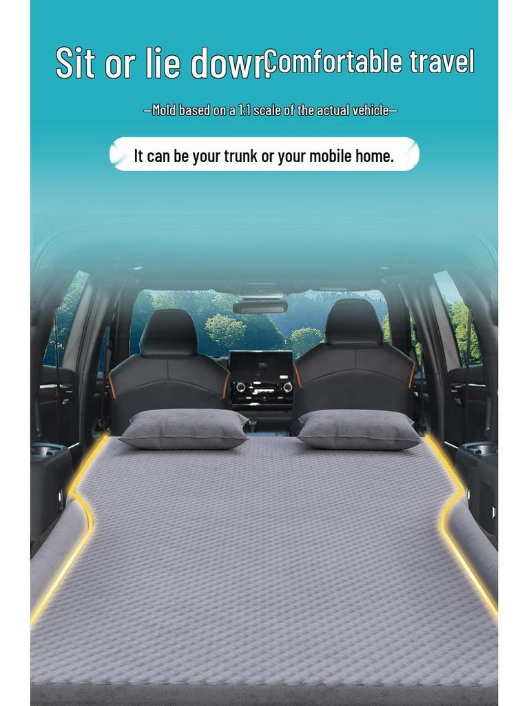 Colchão Inflável para Carro Toyota Crown - Colchão de Ar para Banco Traseiro para Dormir