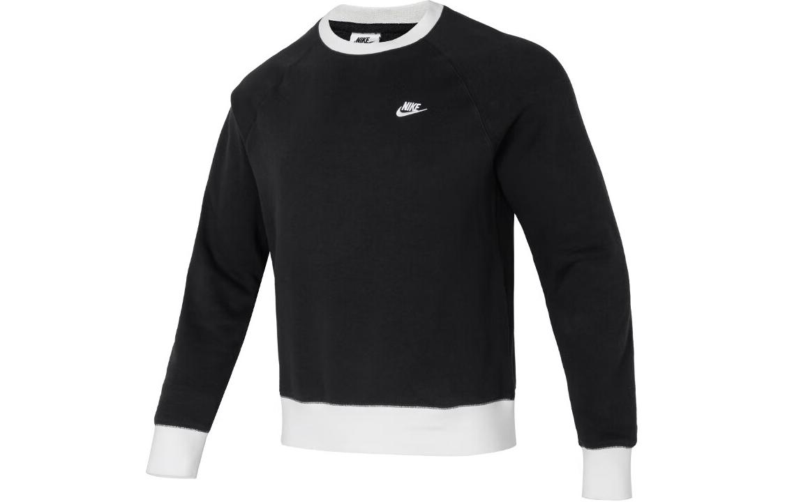 

Nike Sweatshirts Men s Black Crew Neck Moderate Regular FV5379-010 XL