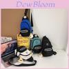 Trendy 2024 Crossbody Bag For Men Stylish Ins Chest Bag Casual Outdoor Shoulder Backpack