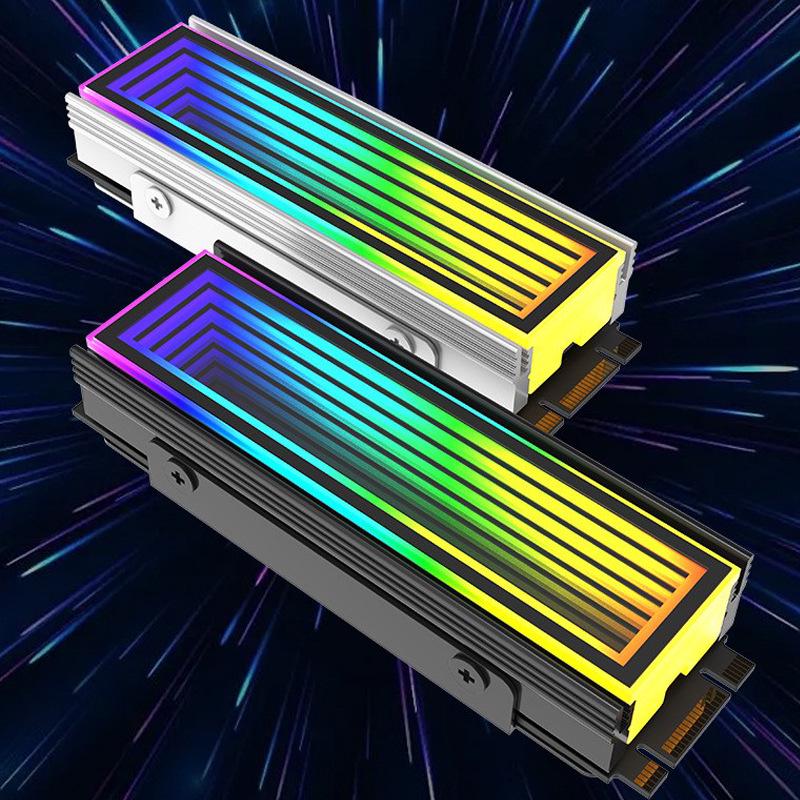 Yikebella M2 SSD Cooling Vest with ARGB Sync Light Bar