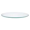 Round Tempered Glass Table Top   Thickened Reinforced Design for Dining, Coffee, and Patio Use   Modern Elegance for Living Room and Restaurant Decor