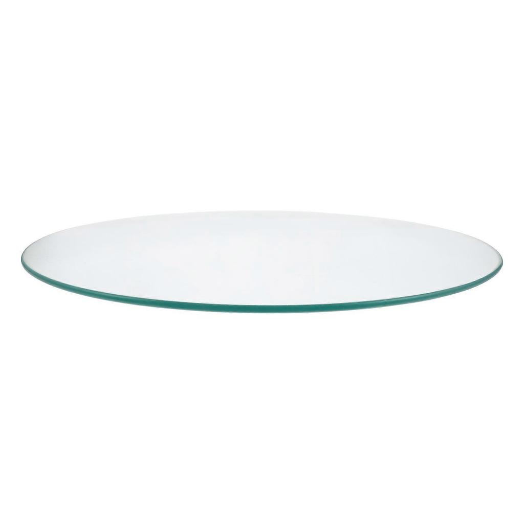 Round Tempered Glass Table Top   Thickened Reinforced Design for Dining, Coffee, and Patio Use   Modern Elegance for Living Room and Restaurant Decor