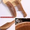 New Anti-Static Handcrafted Natural Peach Wood Hair Comb Head Massage Sandalwood Comb Hair Care Diy Styling Tool