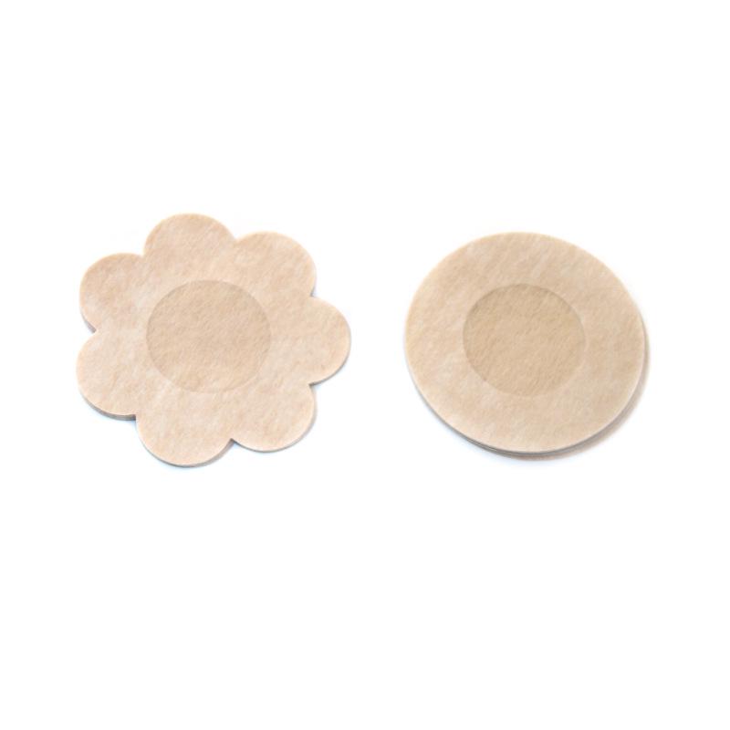 Disposable Seamless Non-Woven Nipple Covers - Thin, Breathable, and Invisible Breast Pasties for Women, Suitable for Small and Large Breasts