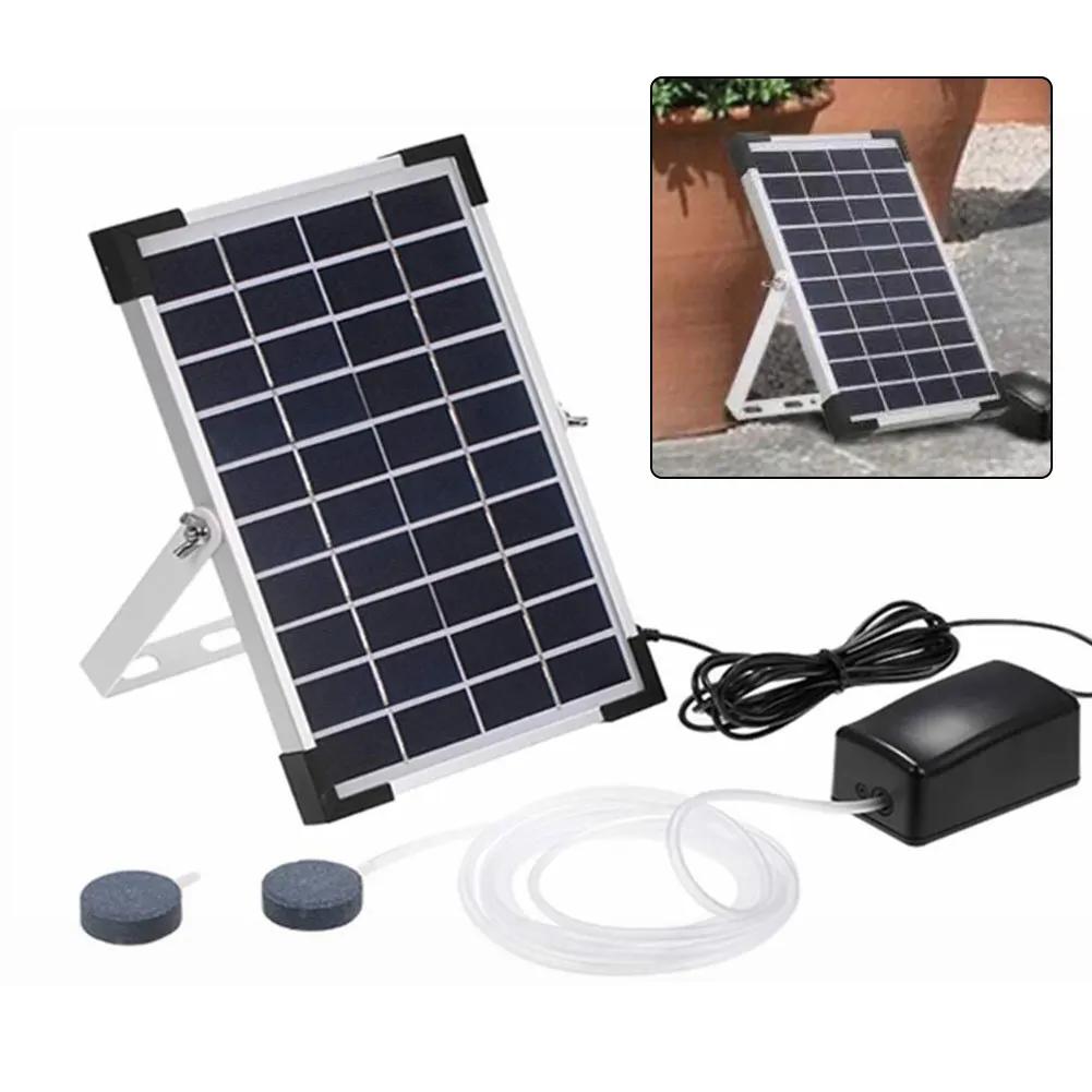 Pond Oxygenator Solar Powered 5W Oxygen Pump for Outdoor Fish Tank Aquarium with Maintenance and Sustainable Design