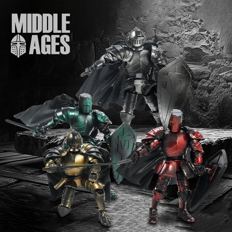 Fifth Gen Medieval Warrior Robot Doll - Movable Joint Creative Ornament.