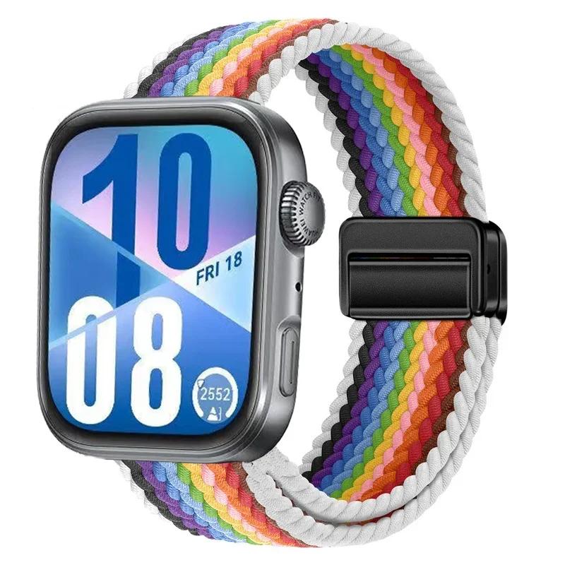 Magnetic Braided Strap for Huawei Watch Fit 4 Pro 3 Nylon Loop Correa Sports Bracelet for Huawei Fit3 Fit4 4Pro Band Accessories