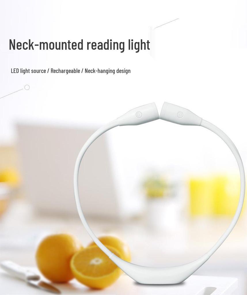 USB-wiederaufladbare LED-Nackenleuchte: Tragbare Lesebrille und Augenschutz für Schüler, ideal zum Joggen bei Nacht, für Outdoor-Aktivitäten und mehr