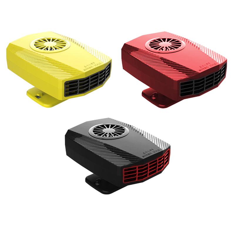 1Pcs Car Heater Defroster Fans 12V 150W Car Heater Fan Fast Heating Auto Windshield Defroster Defogger Car Anti-Fog Heater Dryer 12V Random Color