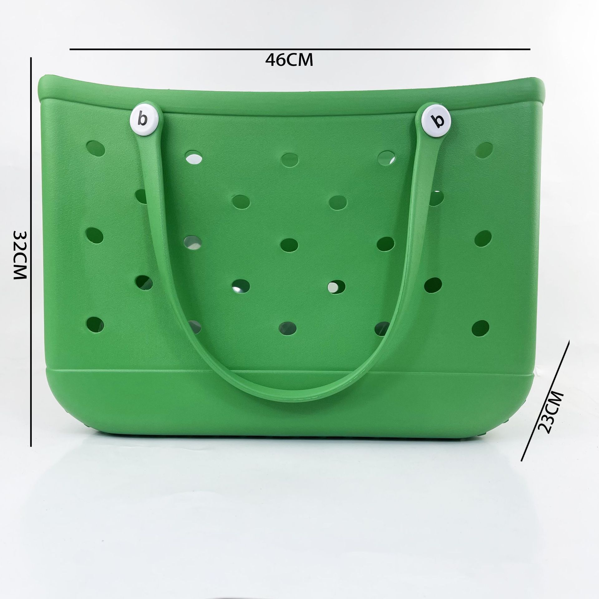 Bathroom basket for storing toiletries, hanging basket for bathroom shower, portable plastic vegetable basket 46x32x23cm