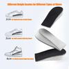 Solette rialzanti, Memory Foam, Solette interne rialzanti invisibili, Comfort sportivo, Mezze solette per uomo e donna