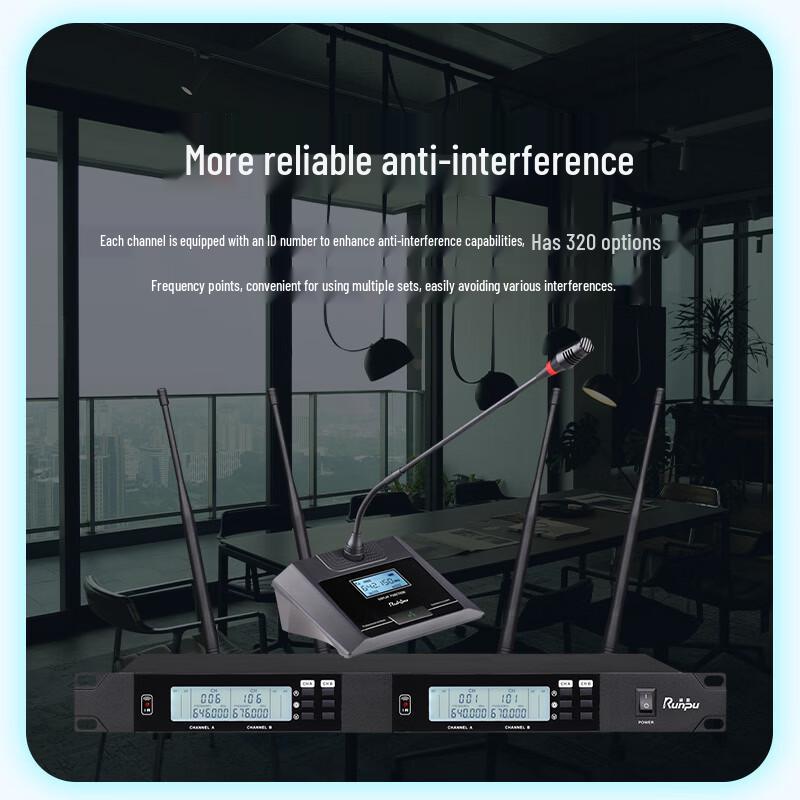 Runpu Professional Wireless Conference Microphone System (CN version)