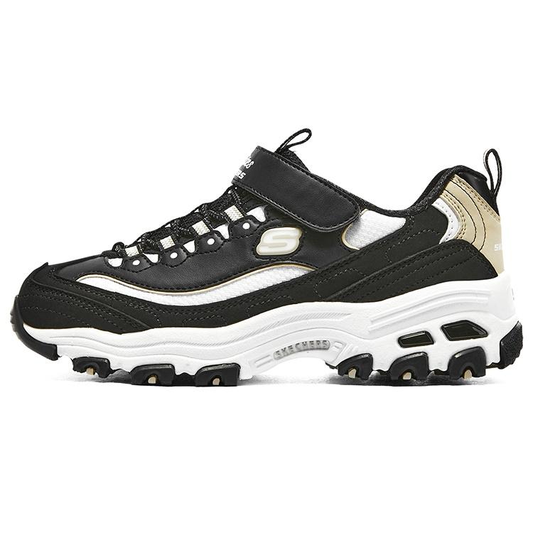 (PS) Skechers D Lites Black Gold Kids 302526L-BKNT EU 32