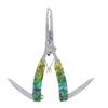 Multifunction Fishing Pliers Stainless Steel Fishing Scissors with 2 Blades Braid Line Cutters Hook Remover
