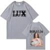 2026 New Rosalia Lux Pure Cotton Print Tshirt Man Woman Harajuku Short Sleeve Oneck Casual Shirt Gift Hip Hop Tshirt