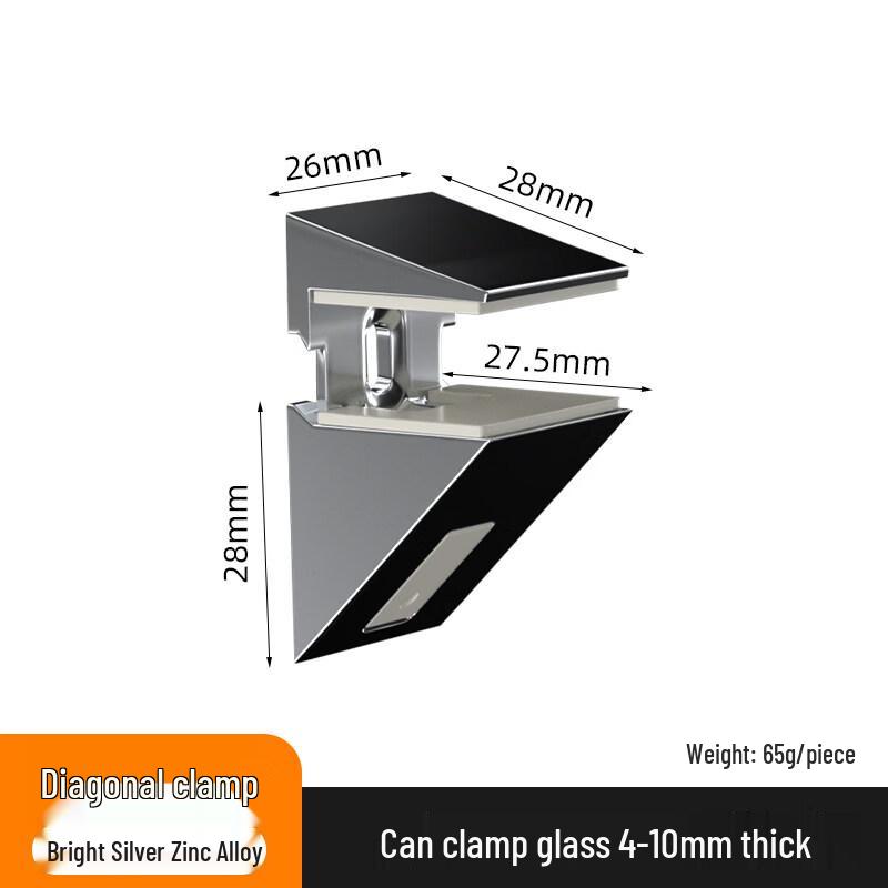 

Rongyu Adjustable Angled Glass Clamp (5-Pack)
