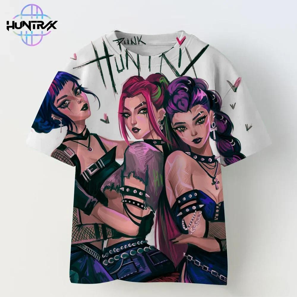 T-Shirts Girls Casual Fashion Cartoon Printed Short Sleeve Kids Comfort Girl T-Shirt Clothing Top