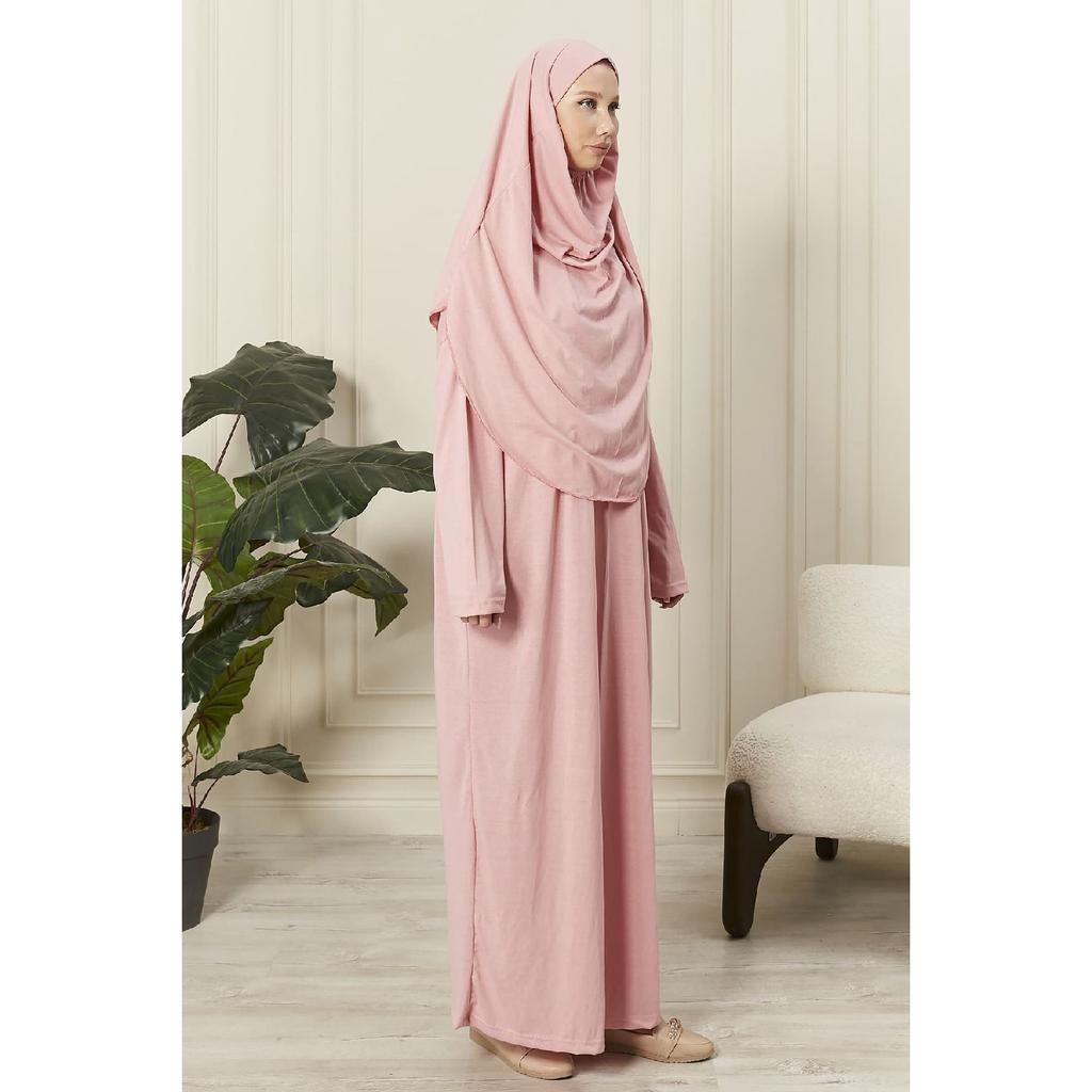 100% Cotton Combed Prayer Dress With Headscarf