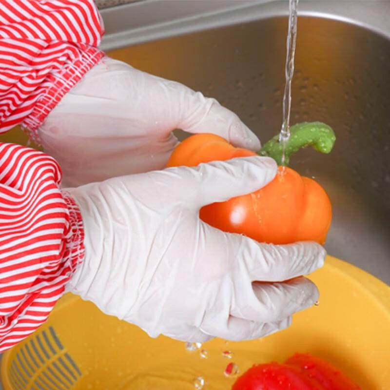 Jednorazowe Cienkie Rękawice Lateksowe Gospodarstwa Domowego