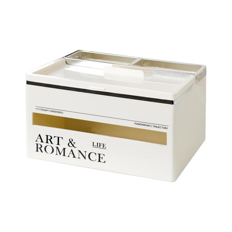 Luxury Multi-Functional Tissue Box for Living Room and Kitchen - Stylish Storage Solution