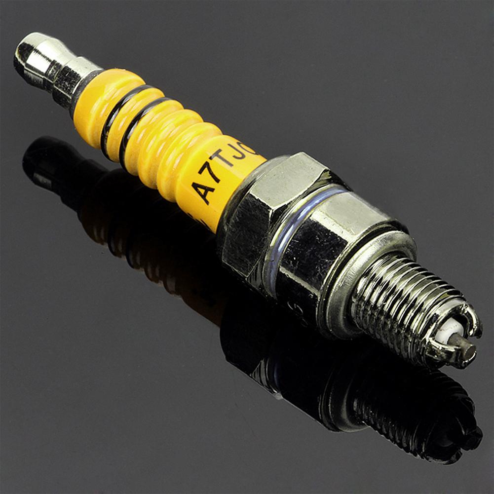 Motorcycle Sparking Plug Nozzle for 110CC Off-road Horizontal Engine GY6125CC Scooter Modification A7TJC Spark Plugs Audio 49CC