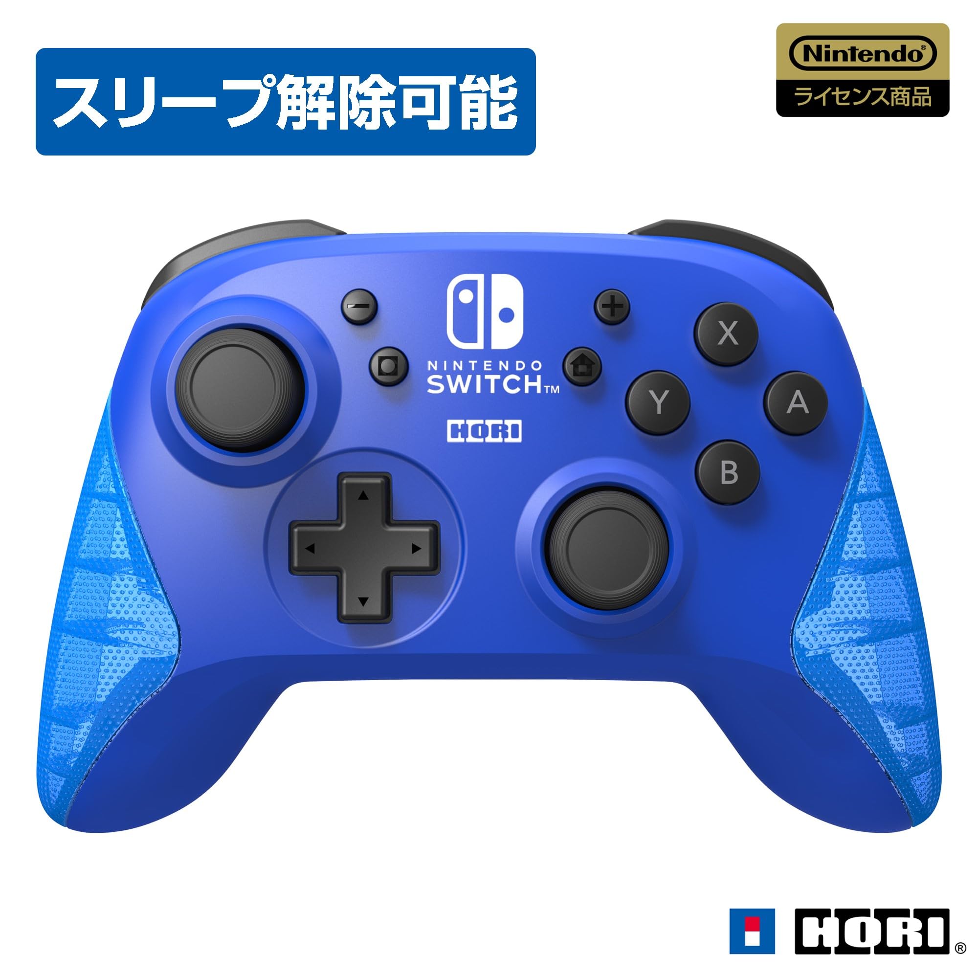 

[Офіційний ліцензований продукт Nintendo] Бездротовий HoriPad для Nintendo Switch – синій | Сумісний з Nintendo Switch