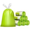 Mugwort Thickened Drawstring Garbage Bags - Handheld, Disposable, No Mess for Household Kitchens