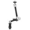 Camera 11in Aluminum Alloy Adjustable Friction Arm with Cold Shoe Mount and 14in Screw