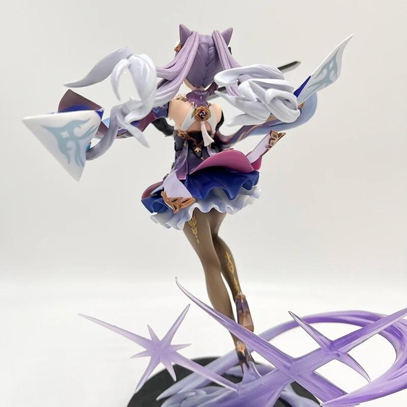 Genshin Impact Keqing Anime Figur PVC Sammlerstück Modell Puppe Spielzeug 11.8';'
