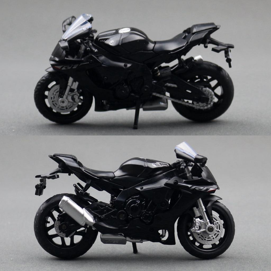 1/18 Scale Yamaha YZF-R1 Toy Motorcycle Diecast Metal Miniature Vehicle Model 1:18 Super Racing Collection Gift for Children Boys Kid