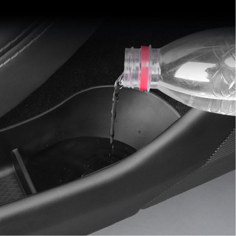 For Tesla Model 3 Highland 2025 2025 2026 Car Door Side Slot Storage Box Front Rear Door Inner Handle Organizer Tray Accessories