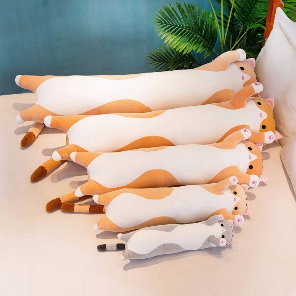 Cotton Doll Office Nap Pillow Stuffed Animal Stuffed Toys Plush Toy Sleeping Pillow Long Cat Pillow
