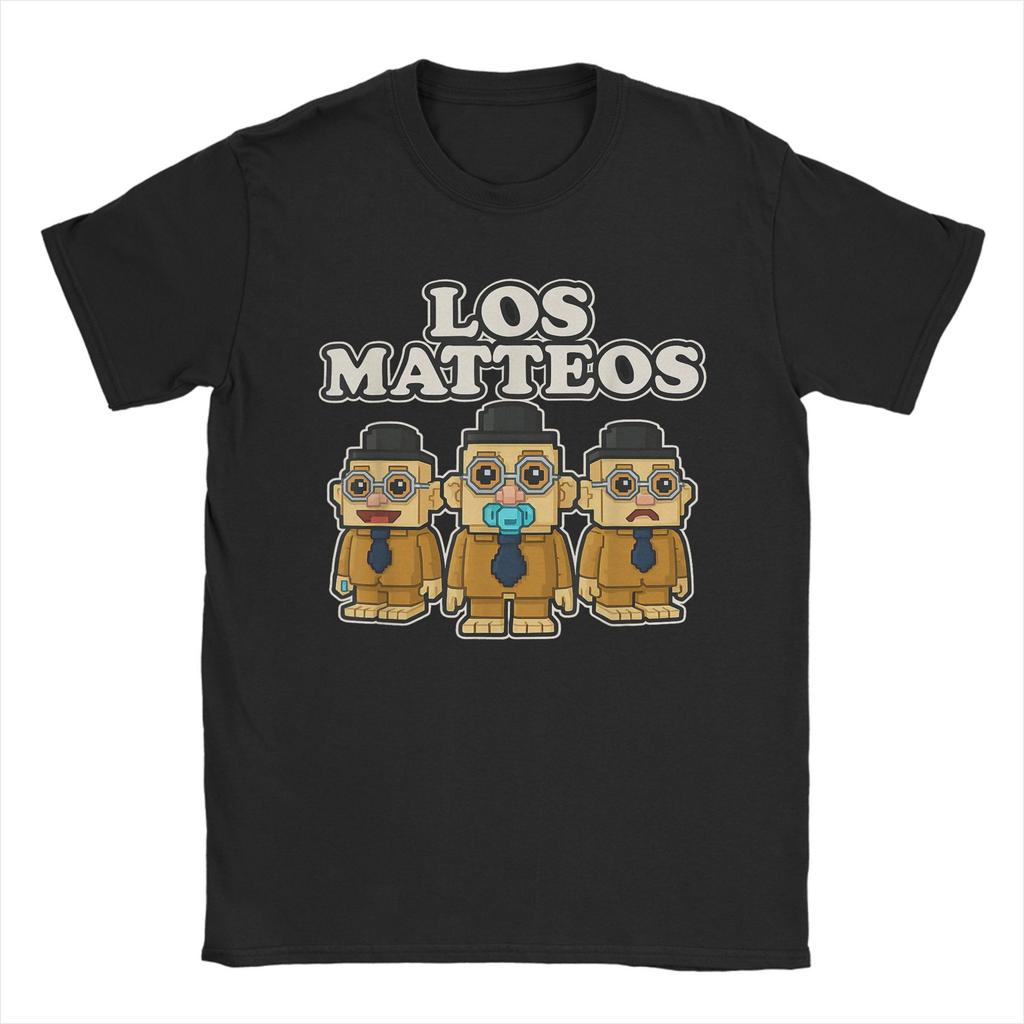 Los Matteos Funny Mateo Italian Brainrot Kids Gaming Meme T-Shirts Men Humorous 100% Cotton Tee Shirt O Neck Short Sleeve Tops