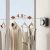 Wall Mounted Retractable Clothesline Retracting Clothes Drying Laundry Rope  Hotel