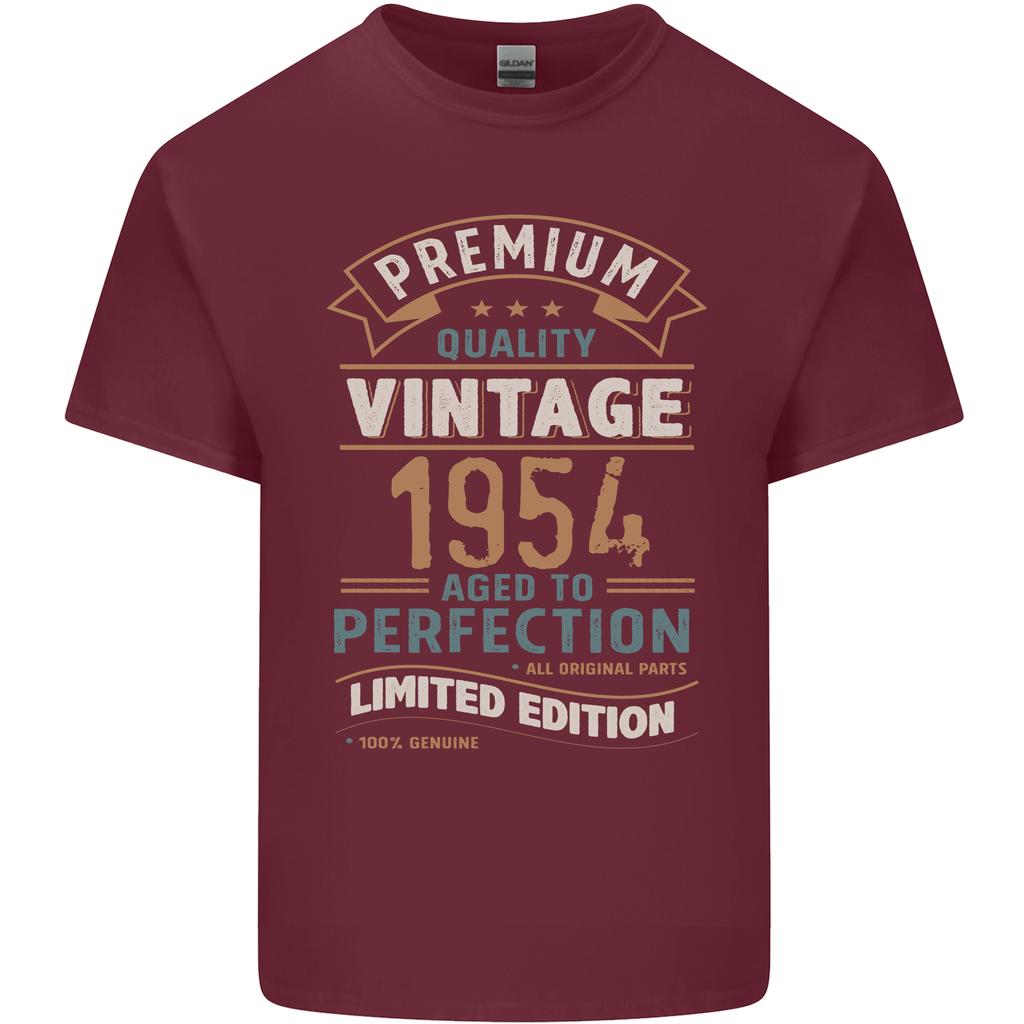 Premium Vintage 72nd Birthday 1954 Unisexs Light Cotton TShirt